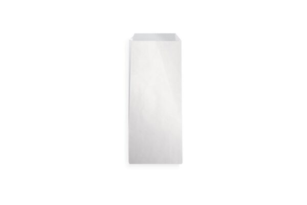 VEGETAL GREASPROOF PAPER BAGS WHITE 9X21cm 10KG | Intertan S.A.