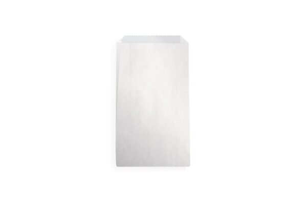 VEGETAL GREASPROOF PAPER BAGS WHITE 12,5X21cm 10KG | Intertan S.A.