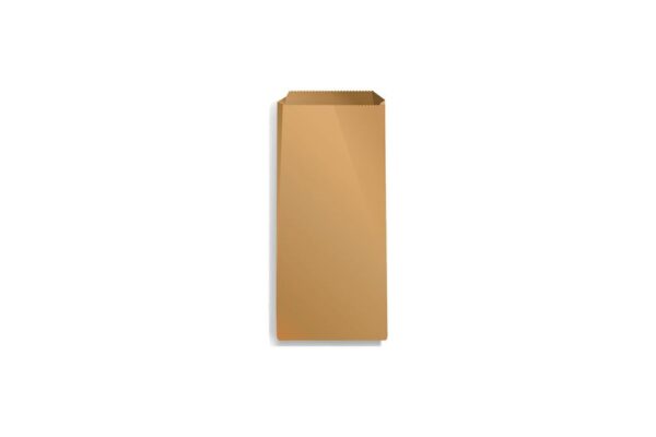 Greaseproof Paper Bags Brown 12,5x26cm. | Intertan S.A.