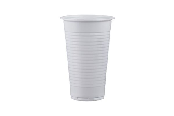 PP WHITE CUP N.503 (250ml) 60X50pcs. | Intertan S.A.