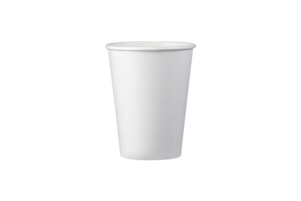 Einwandiger Coffe - To Go Trinkbecher Weiß 14 oz | Intertan S.A.