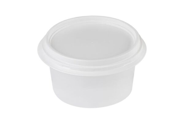 White PS Food Containers 640g. | Intertan S.A.