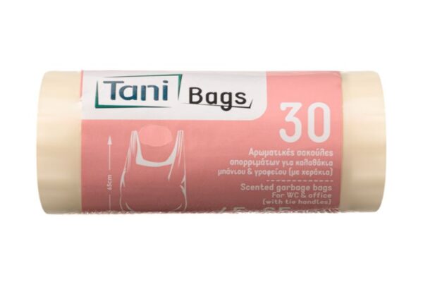 WC AROMATIC BAGS WITH HANDLE ΤΑΝΙ 45x65 3 COLORS 50rollsx30pcs. | Intertan S.A.