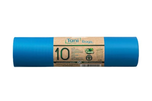 HDPE Blue Strong Garbage Bags 80x110cm. | Intertan S.A.