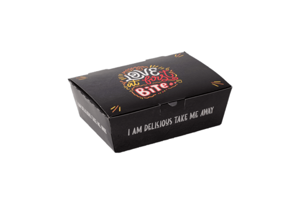 AUTOMATED BOX FOR CREPE AND WAFFLE 21,7x18x5cm TAKE ME AWAY DESIGN 16x25 pcs | Intertan S.A.