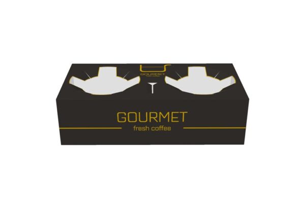 Χάρτινη Ποτηροθήκη Gourmet - 2 Θέσεων | ΙΝΤΕΡΤΑΝ Α.Ε.