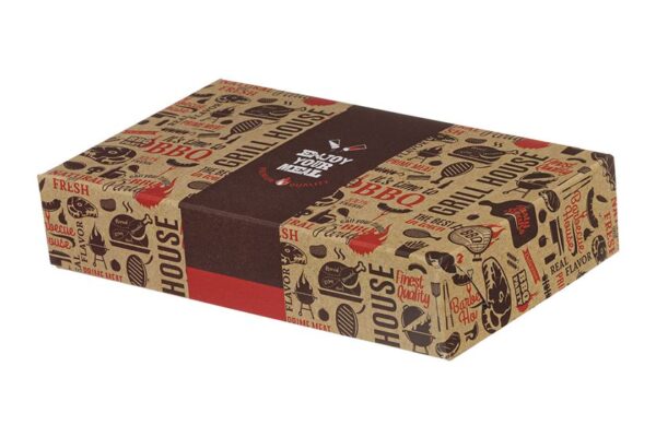 Food Boxes with Metalised PET Τ22 (23x12.2x4.5) ENJOY DESIGN | Intertan S.A.