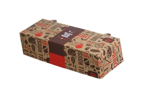 Food Boxes with Metalised PET Τ28 (25x9x6.5) ENJOY DESIGN 10KG | Intertan S.A.