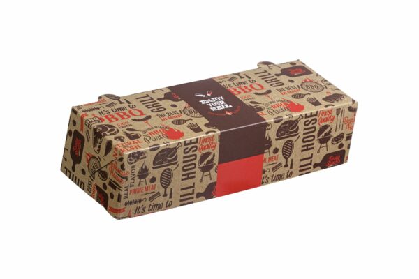 Food Boxes with Metalised PET Τ28 (25x9x6.5) ENJOY DESIGN 10KG | Intertan S.A.