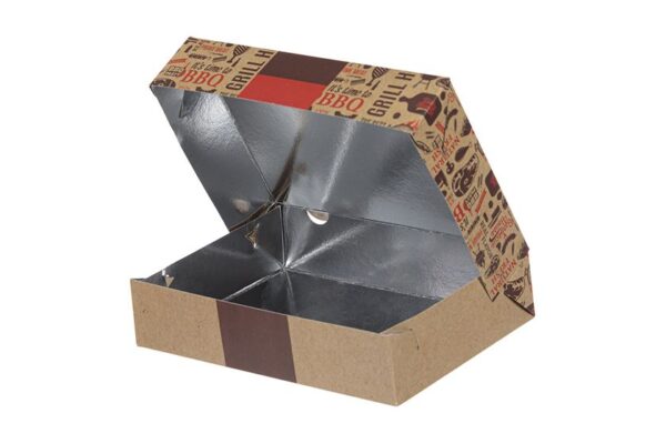Food Boxes with Metalised PET Τ37 (22x16x5) ENJOY DESIGN 10KG | Intertan S.A.