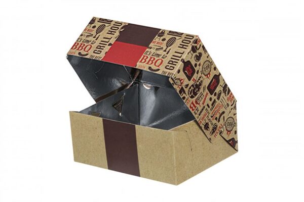 Food Boxes with Metalised PET T3 (19x14.5x8) ENJOY DESIGN 10KG | Intertan S.A.