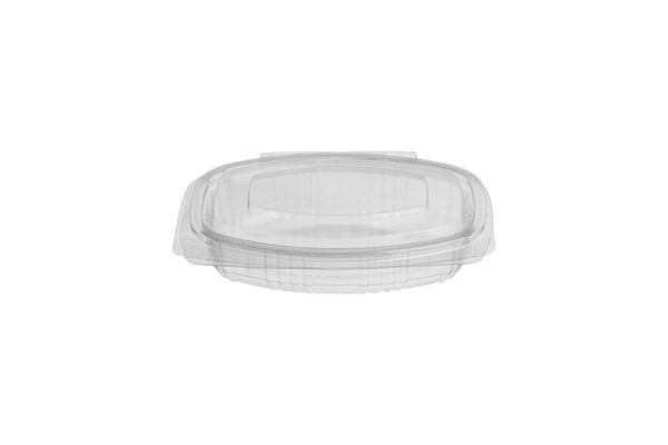 PET Food Containers with Hinged Flat Lid 250 ml | Intertan S.A.