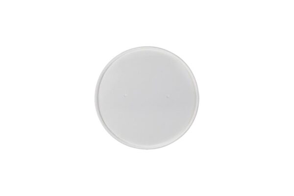 WHITE LID FOR ROUND SOUP CONTAINER 115mm 20X25pcs. | Intertan S.A.