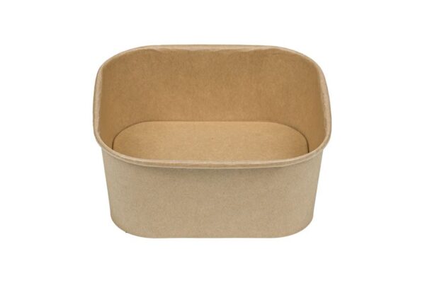 Square Kraft Food Containers FSC® 750 ml | Intertan S.A.