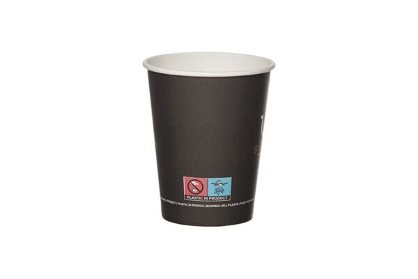 Paper Cup Single Wall 8oz. Gourmet Design 40×50 pcs. | Intertan S.A.