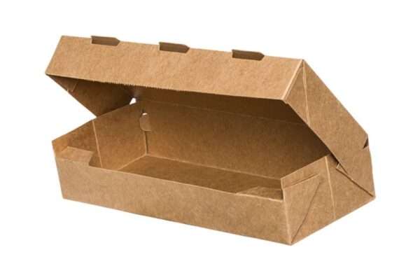 Kraft Automated Food Boxes T28 24,9x10x5,2 cm. 18x25 pcs. | Intertan S.A.