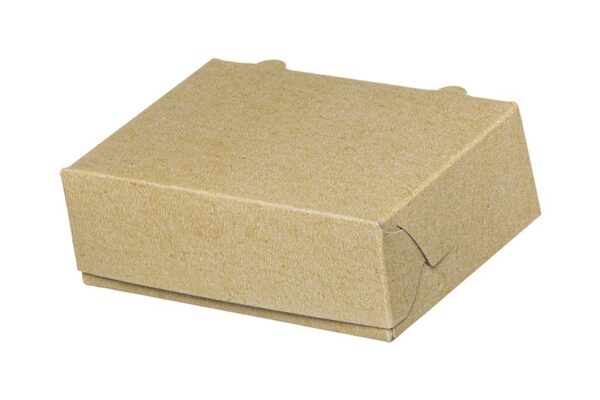 Food Boxes with Metalised PET T42 (14x10.5x4.8) KRAFT DESIGN 10KG | Intertan S.A.