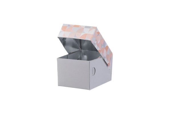 Pastry Boxes with Inner Metalised PET Coating Fresh N Sweet Design K2 | Intertan S.A.