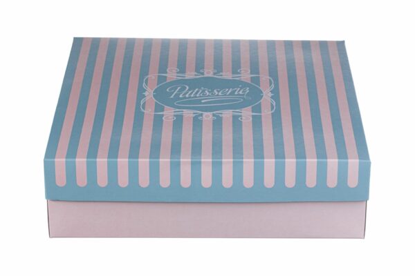 Pastry Boxes with Inner Metalised PET Coating Patisserie Design K30 | Intertan S.A.