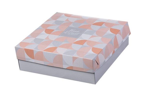 Pastry Boxes with Inner Metalised PET Coating Fresh N Sweet Design K30 | Intertan S.A.
