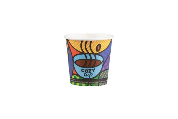 Single Wall Paper Cups 4oz Cozy Cup | Intertan S.A.