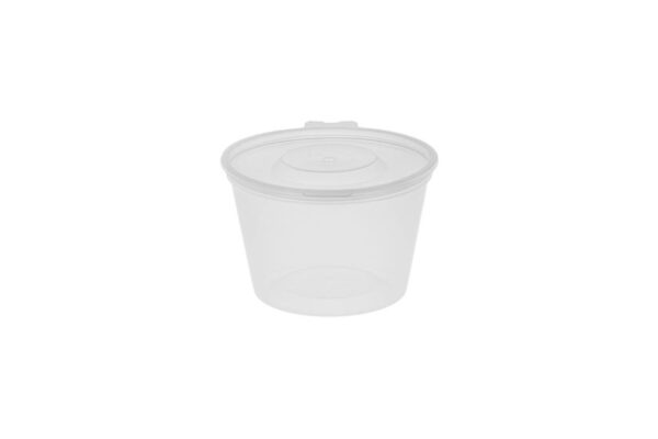 PP Pots with Hinged Lid 60ml (2oz) | Intertan S.A.