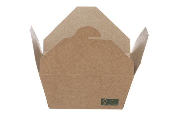 Παρ/μο Kraft FSC® Σκεύος Φαγητού – Φάκελος 800 ml. 11.2 x 9 x 6.4 cm. | ΙΝΤΕΡΤΑΝ Α.Ε.