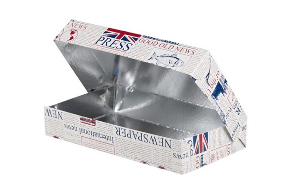 Fish and Chips Box - Medium 27.5x15.5x5cm. | Intertan S.A.