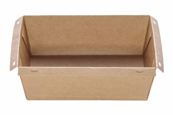 Kraft Paper Food Containers 1000 ml with PET Safelock Lid (SET) | Intertan S.A.