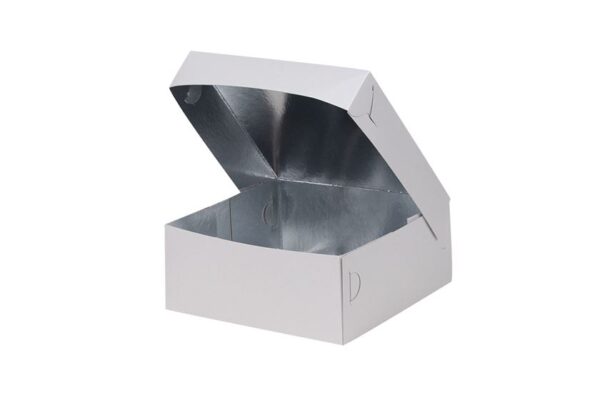 White Confectionary Paper Box Inner Metalised PET Coating K8 | Intertan S.A.