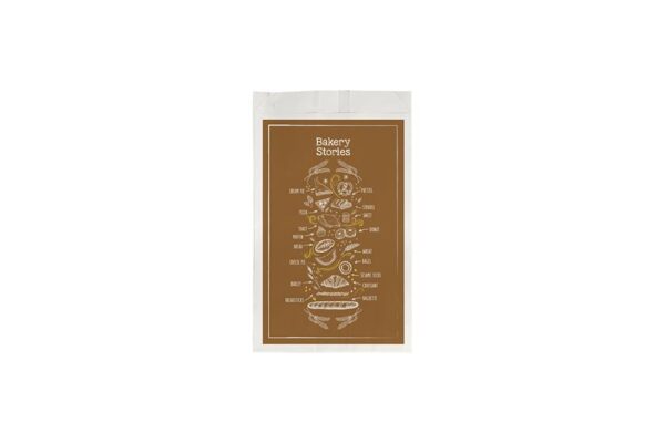 Greaseproof Paper Bags "BAKERY STORIES" 12,5x21cm | Intertan S.A.