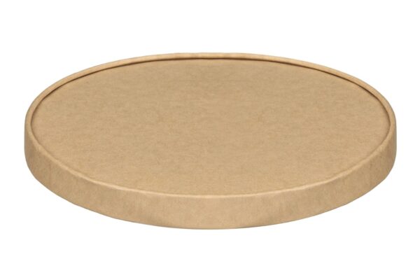 Kraft Lid for Round Food Containers 500-750 ml | Intertan S.A.