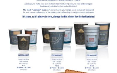 New double-wall “Jean” paper cups Newsletter