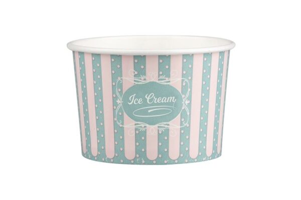 Ice Cream Paper Cups FSC® 8oz Patisserie New Design | Intertan S.A.