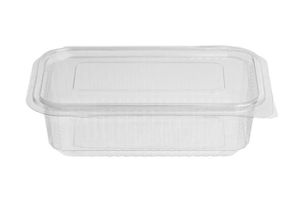 PET Food Containers with Hinged Flat Lid 750 ml | Intertan S.A.