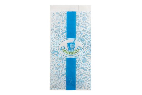 Paper Bags for Pharmacies 12.5x26cm. | Intertan S.A.