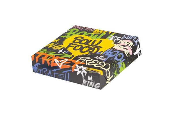 Κουτιά Soul Food για Βάφλα 20x20x5cm. | ΙΝΤΕΡΤΑΝ Α.Ε.