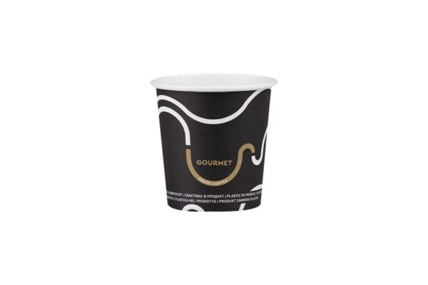 Single Wall Paper Cups 4oz Gourmet Design (New) | Intertan S.A.