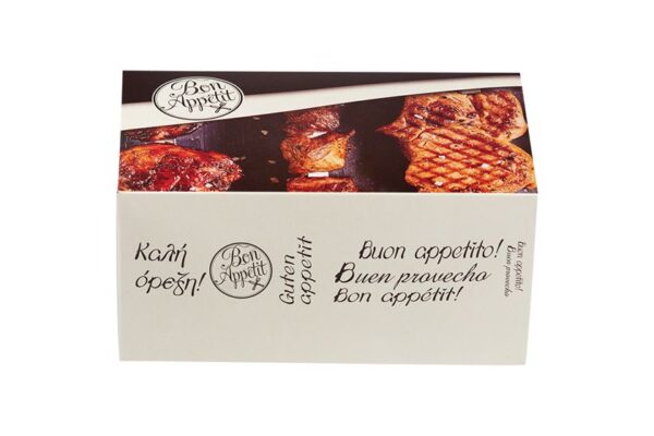 Food Boxes BON APPETIT with Metalised PET coating (T45) 22x12,9x11cm | Intertan S.A.