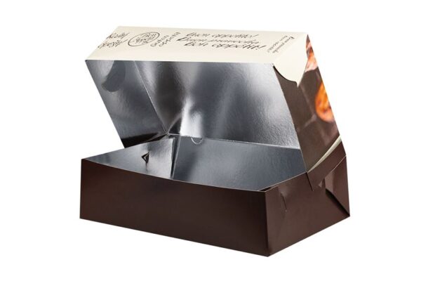 Food Boxes BON APPETIT with Metalised PET Coating (T2) 29x17.4x8cm | Intertan S.A.